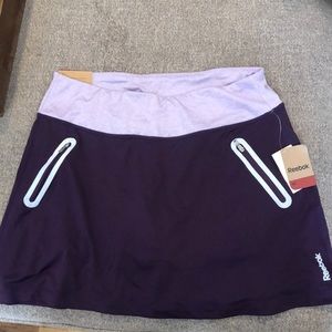 Plum reebok skorts